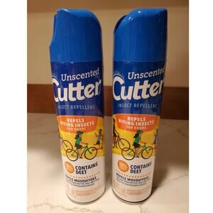 Cutter UNCENTED 10% DEET Insect Repellent, Aerosol, 11 oz